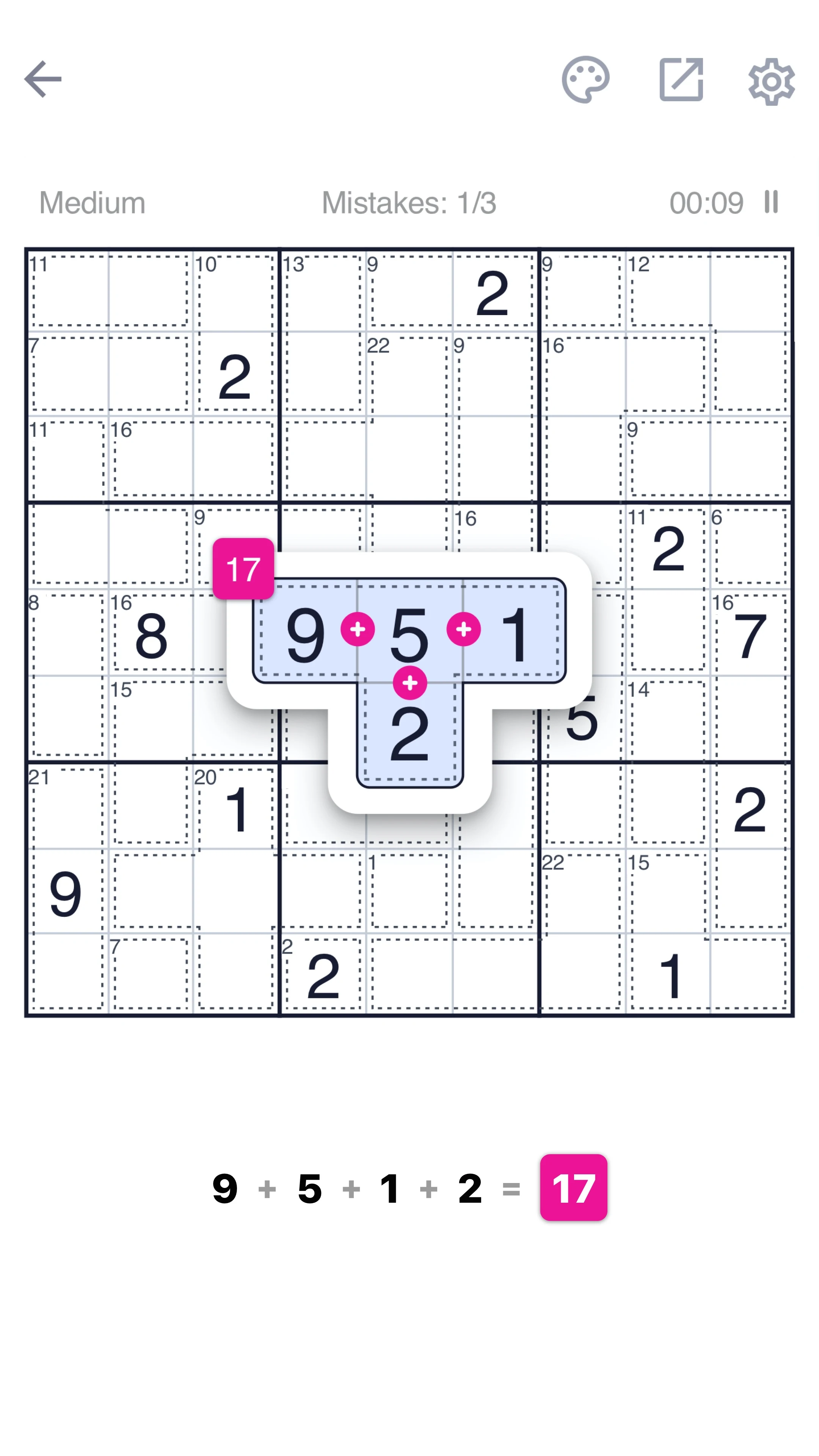 Killer Sudoku - Sudoku Puzzle screenshot